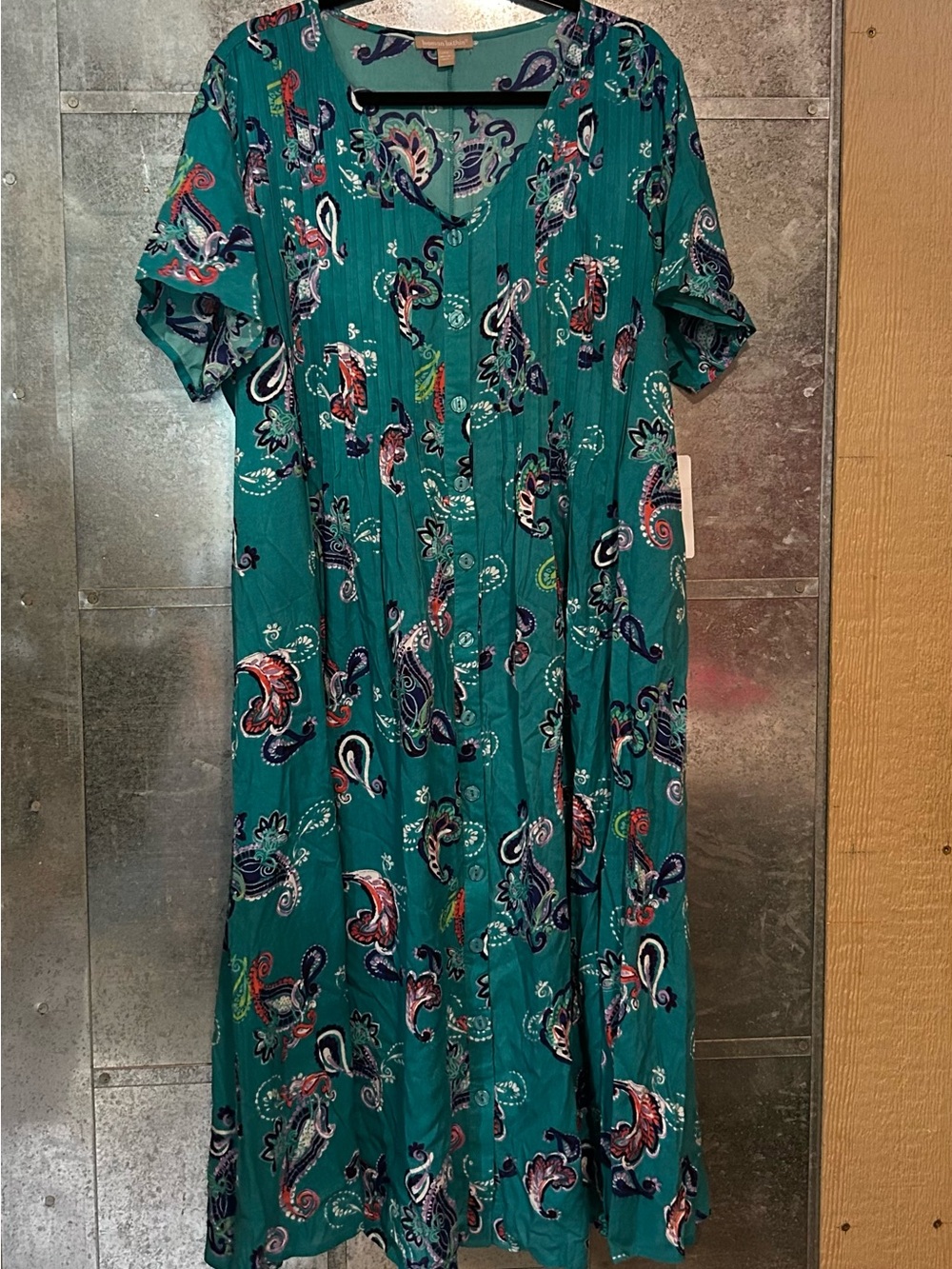 WW Paisley Maxi 1X Dress